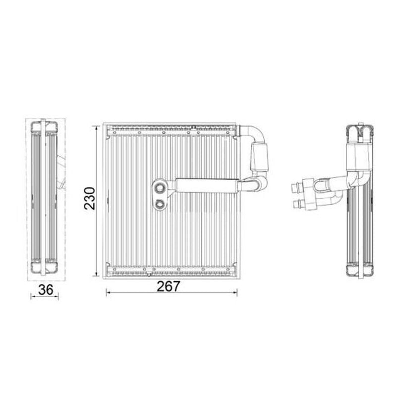 Mahle Air Conditioning Evaporator AE 27 000P