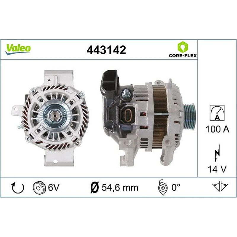 Valeo Car Alternator 12V 443142