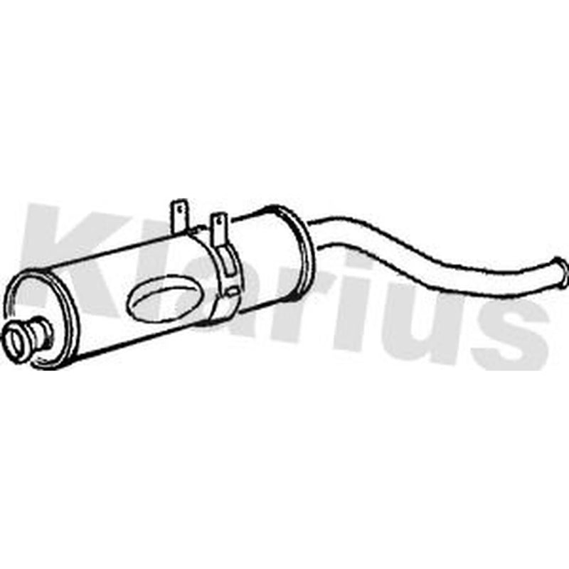 Klarius Box With Tail Pipe Rear CN78L