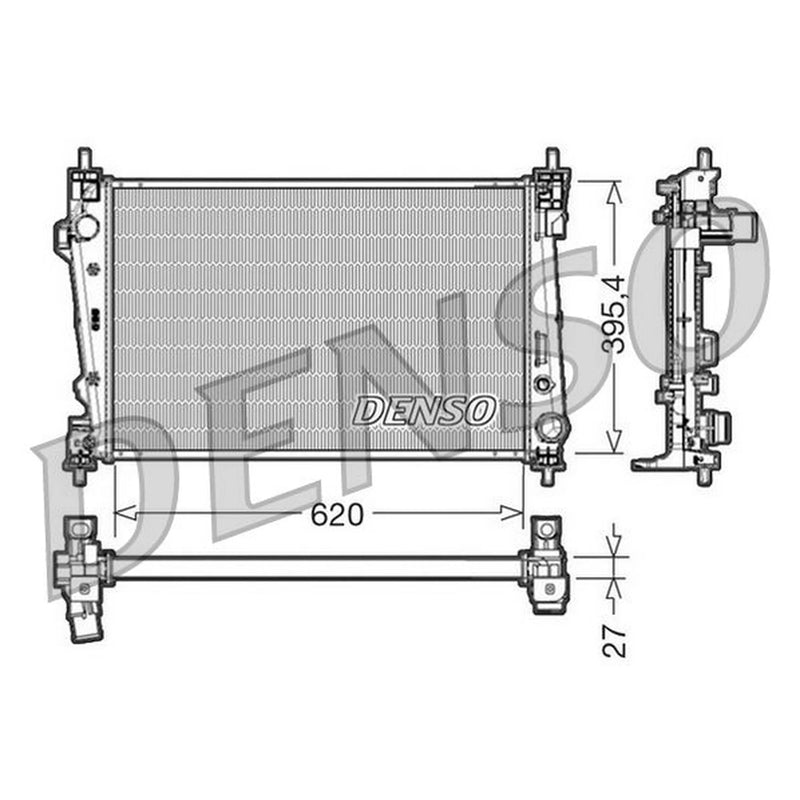 Denso Engine Radiator DRM01007