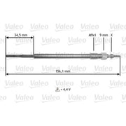 Valeo Diesel Engine Glow Plug 345218