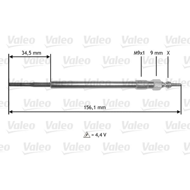 Valeo Diesel Engine Glow Plug 345218