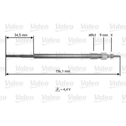 Valeo Diesel Engine Glow Plug 345218