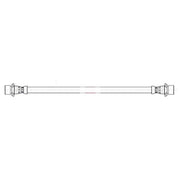 Apec Brake Hydraulic Hose Line Front HOS4554