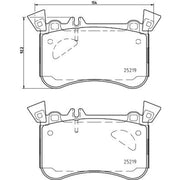 Mintex Front Brake Pad Set MDB3407