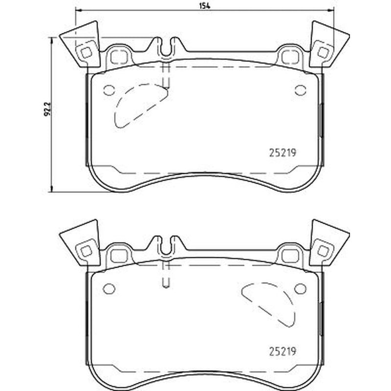 Mintex Front Brake Pad Set MDB3407