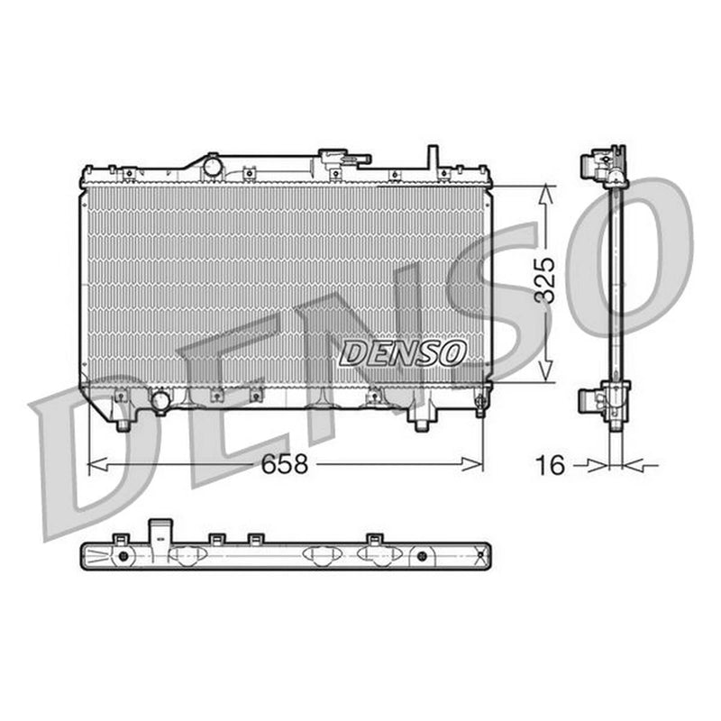 Denso Engine Radiator DRM50028
