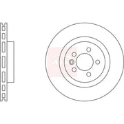 Apec 2 x Vented Brake Discs DSK2498