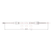 Apec Handbrake Cable Left Rear CAB1603