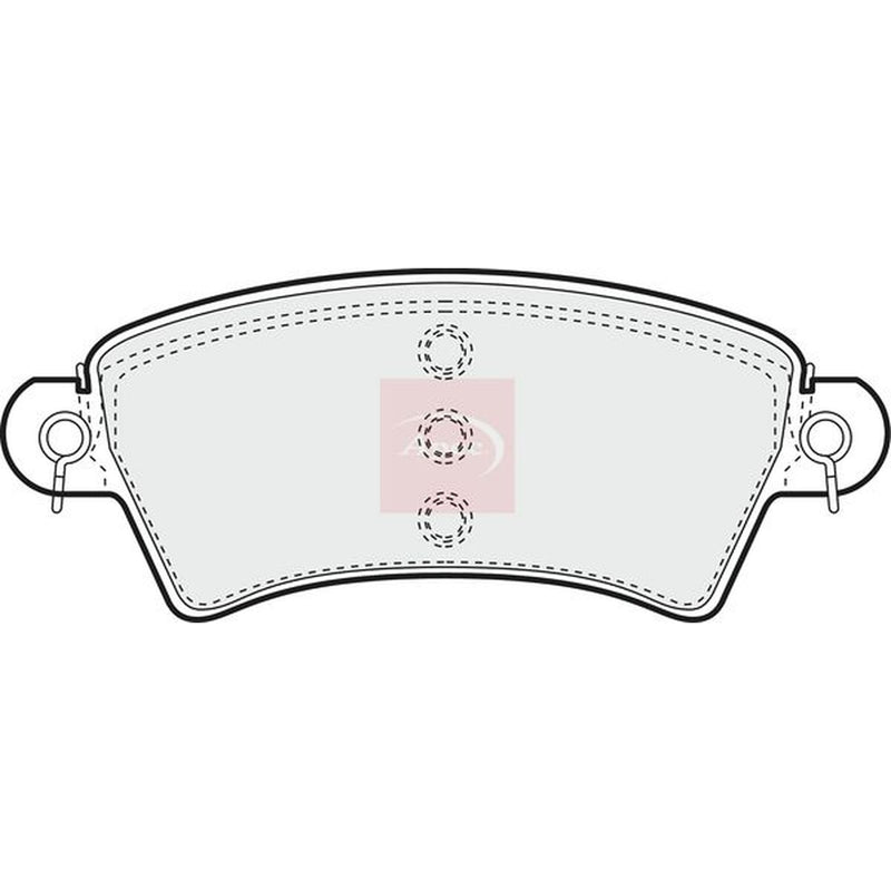 Apec Front Brake Pad Set PAD1107