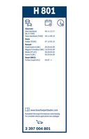 Bosch H801 Wiper Blade