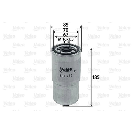 Valeo Fuel Filter Element 587736