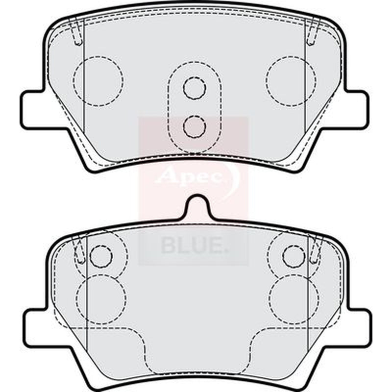 Apec Rear Brake Pad Set PD4254