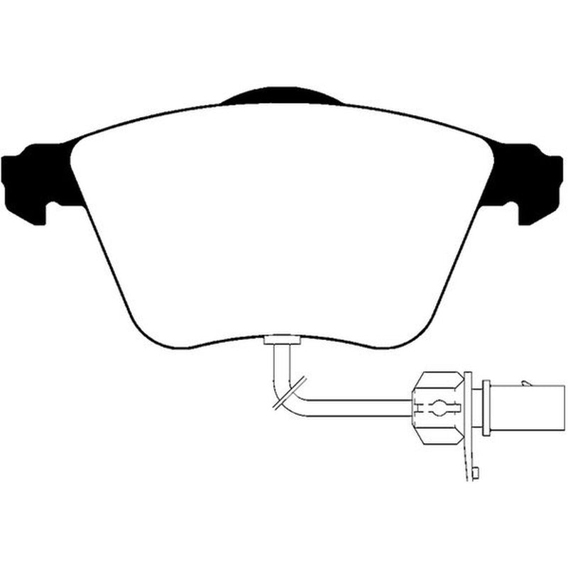 Abtex Front Brake Pad Set PLU3900