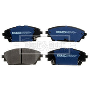 Borg & Beck 4 x Front Brake Pad Set BBP2873