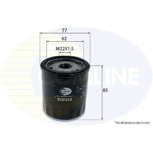 Comline Engine Oil Filter EOF312