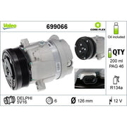 Valeo Air Conditioning Compressor 699066