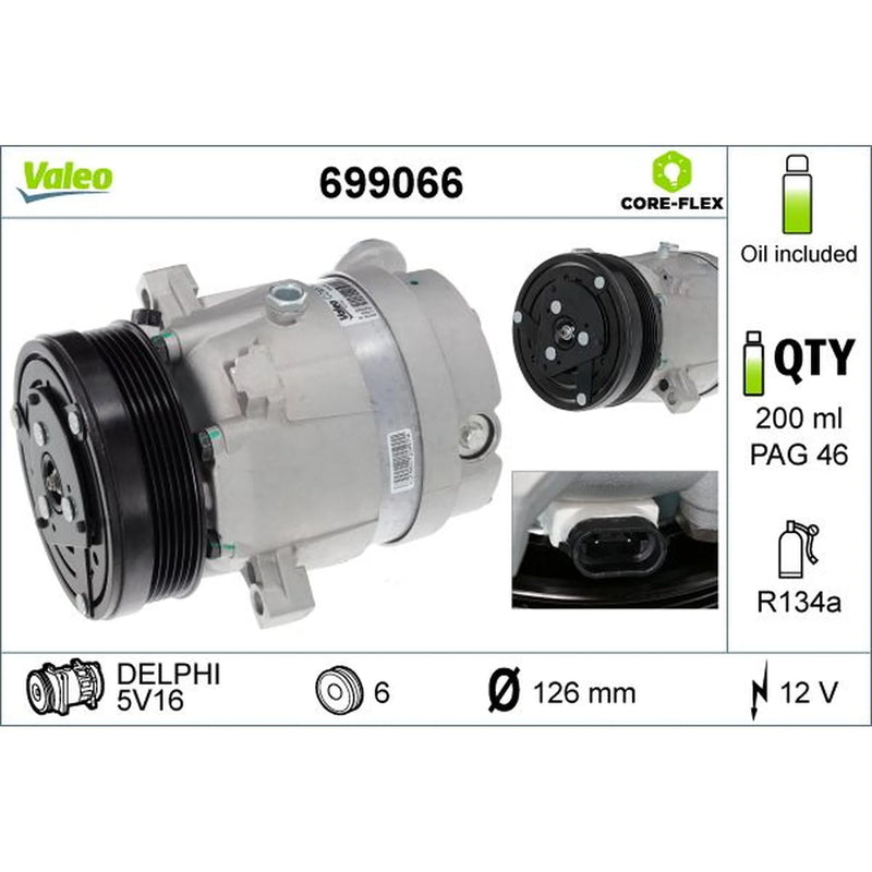Valeo Air Conditioning Compressor 699066