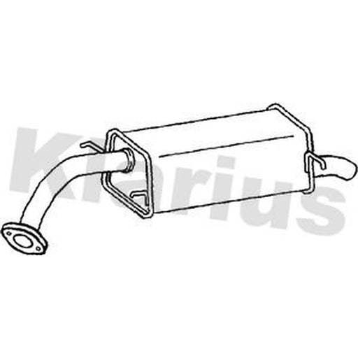 Klarius Box With Tail Pipe Rear DW28D