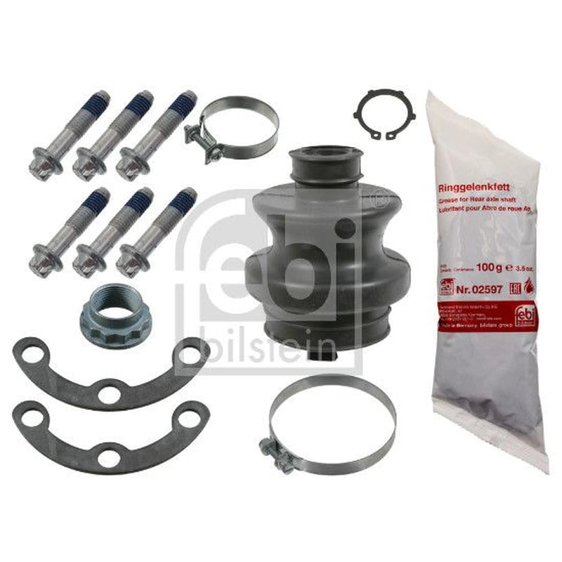 Febi Drive Shaft Bellow Kit transmission sided Rubber 02590