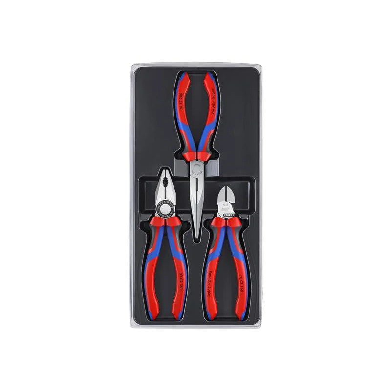 KNIPEX 00 20 11 Assembly Pack Pliers Set, 3 Piece - 00 20 11