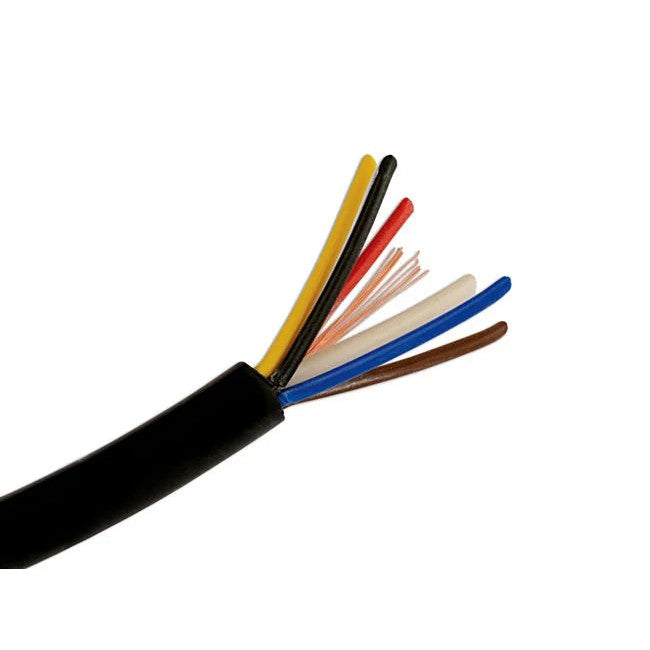 Connect Black 6 & 1 Trailer Cable 8.75A & 17.5mm 30m - CPL