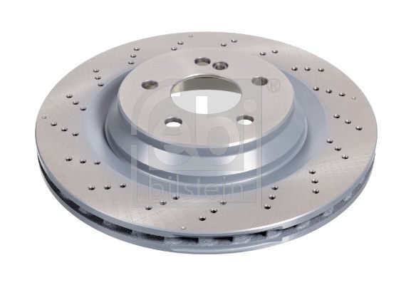 Febi 2 x Brake Disc Set Perforated/Vented Rear