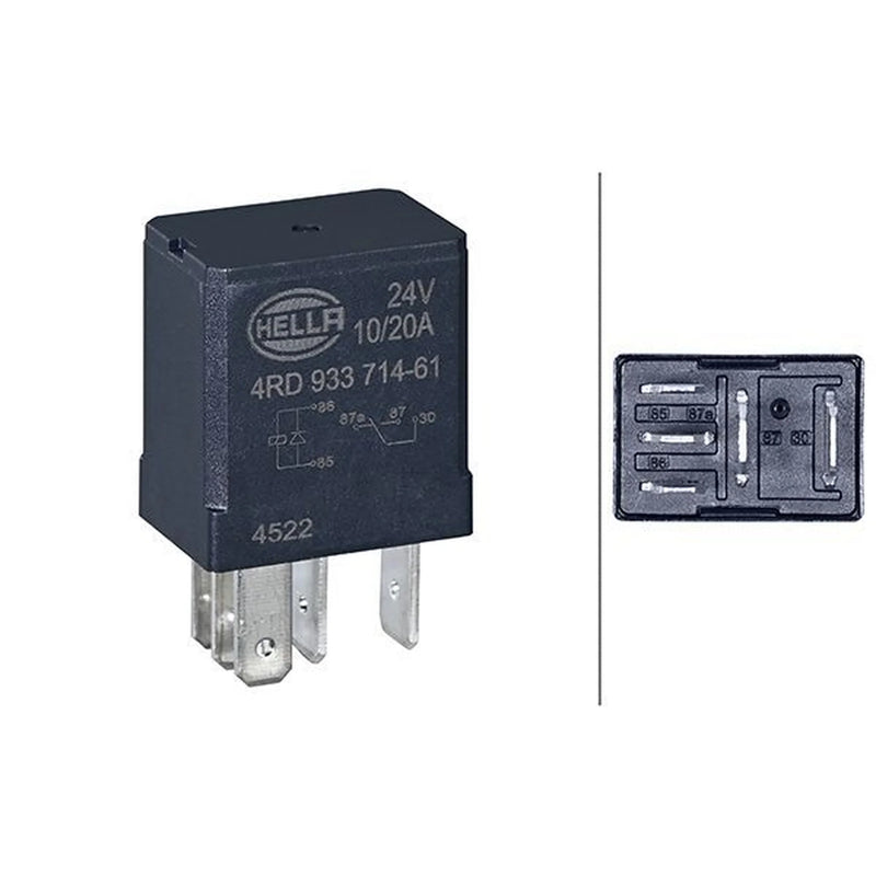 Hella Main Power Relay 4RD 933 714-611