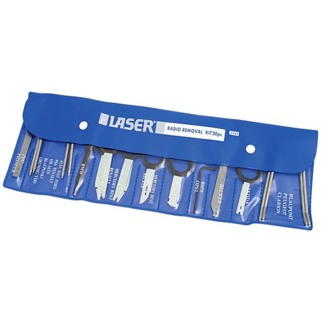 Laser Tools Radio Removal Kit 20pc - PL