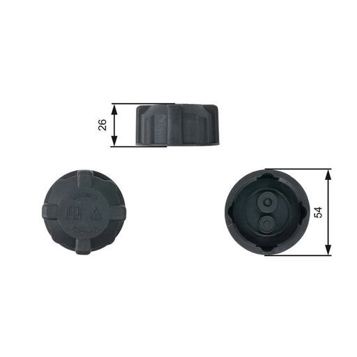 Gates Coolant Expansion Tank Cap RC202