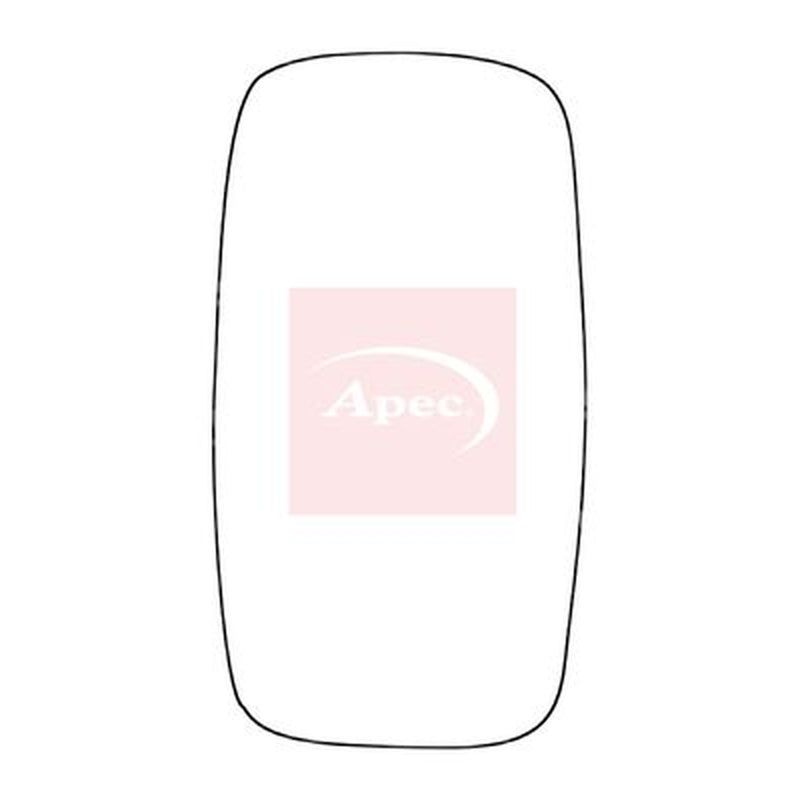Apec Exterior Wing Mirror Glass Right AMS2604