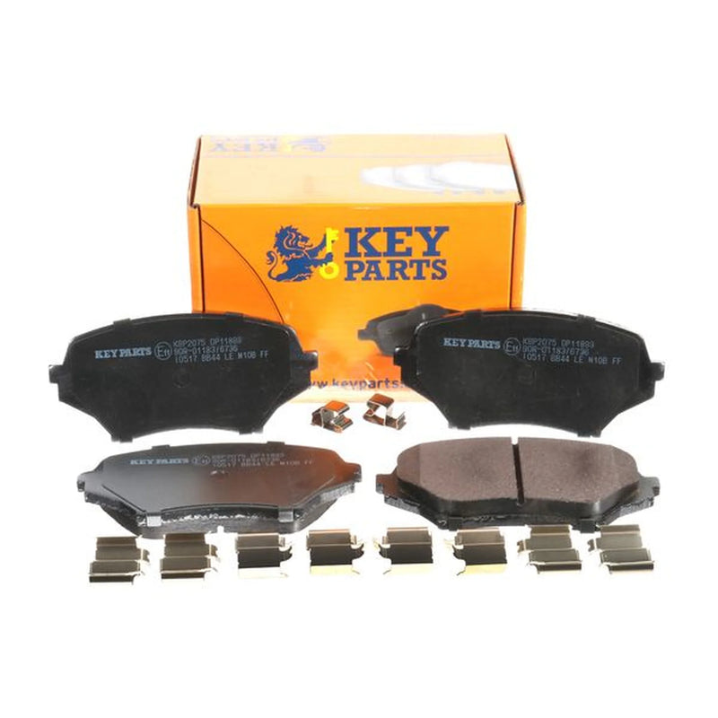 Key Parts 4 x Front Brake Pad Set KBP2075