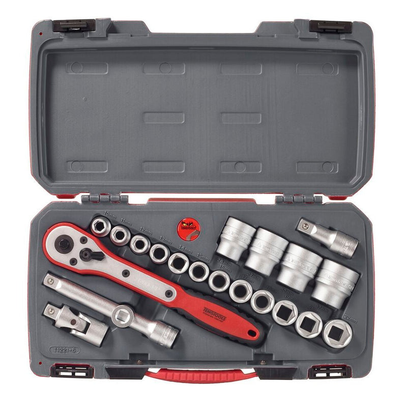 Teng Tools Socket Set MECCA PRO 1/2" Drive 21 Pieces
