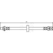 Apec Brake Hydraulic Hose Line Rear Left HOS3127