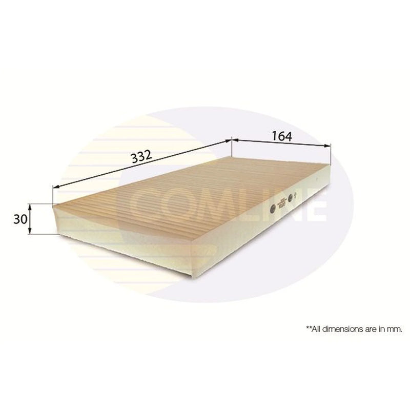 Comline Cabin Air Filter (Pollen Filter) EKF116