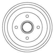 Abtex Brake Drum Assembly Rear BDM956