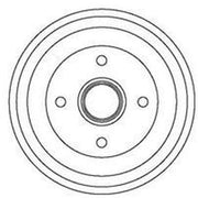 Abtex Brake Drum Assembly Rear BDM956