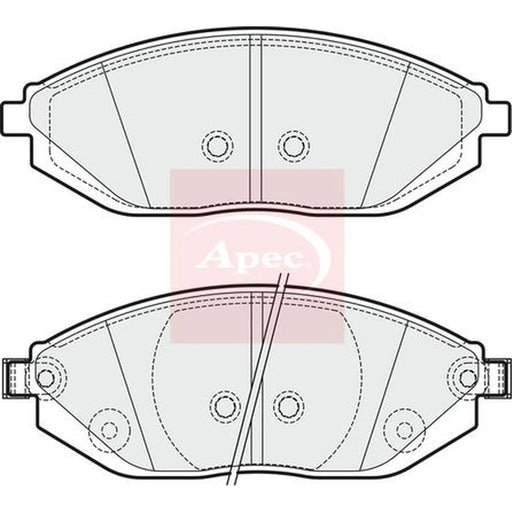 Apec Front Brake Pad Set PAD1874