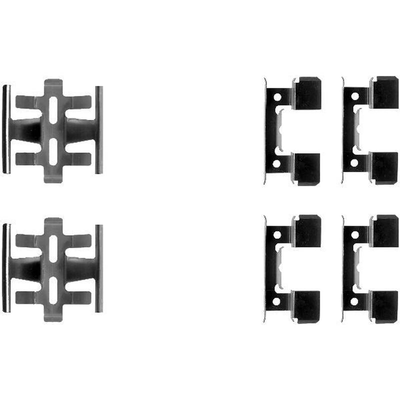 Textar Brake Pad Accessory Fitting Kit Front 82044800