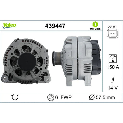 Valeo Car Alternator 12V 439447