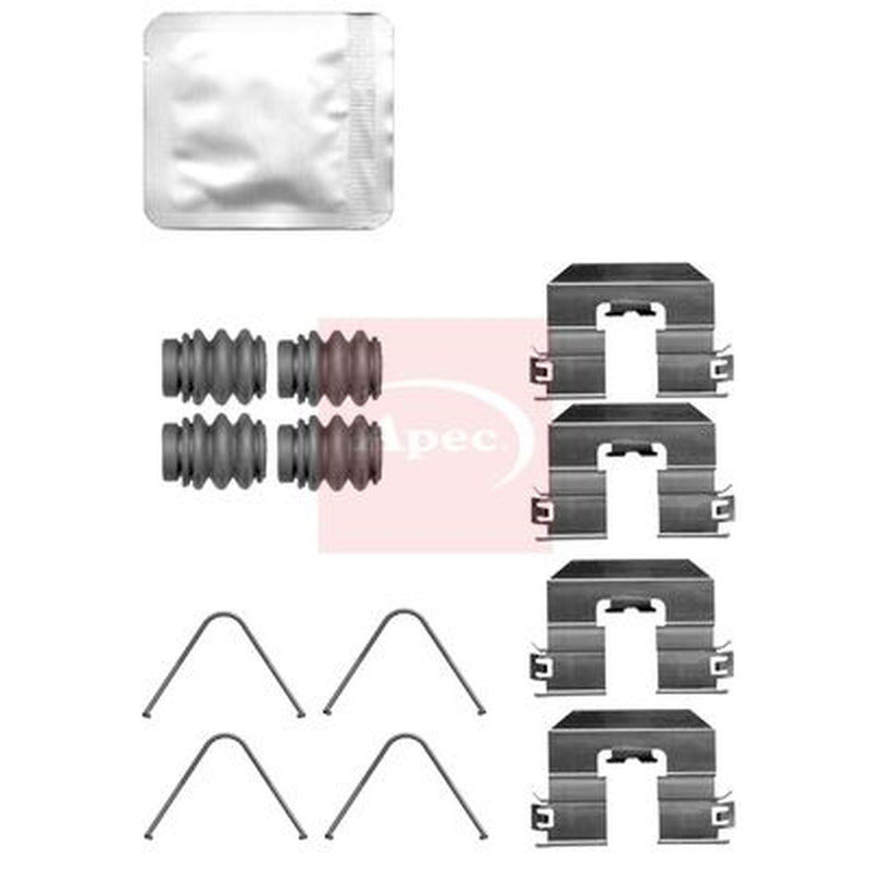 Apec Brake Pad Accessory Fitting Kit Rear KIT1612