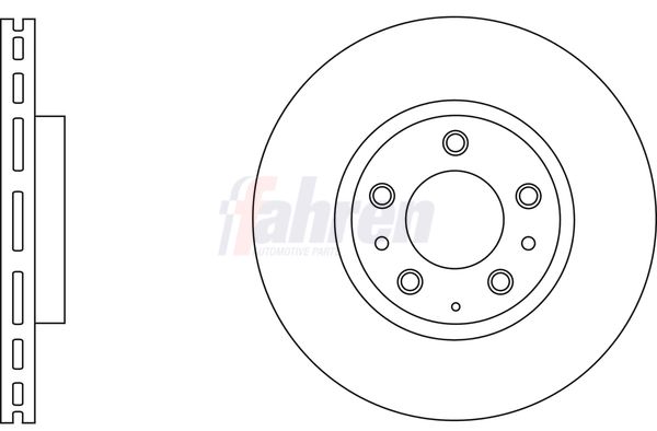 Fahren Brake Disc Set Vented