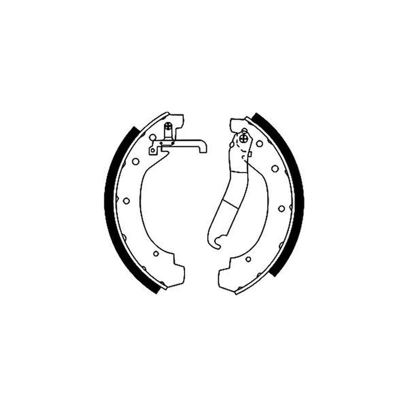Textar Brake Shoe Set Axle Kit 91028900
