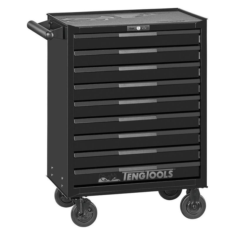 Teng Tools Roller Cabinet 26" 9 Drawer Black