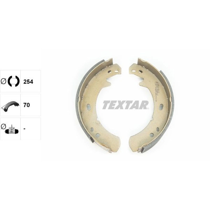 Textar Parking Brake Shoe Set 91055700