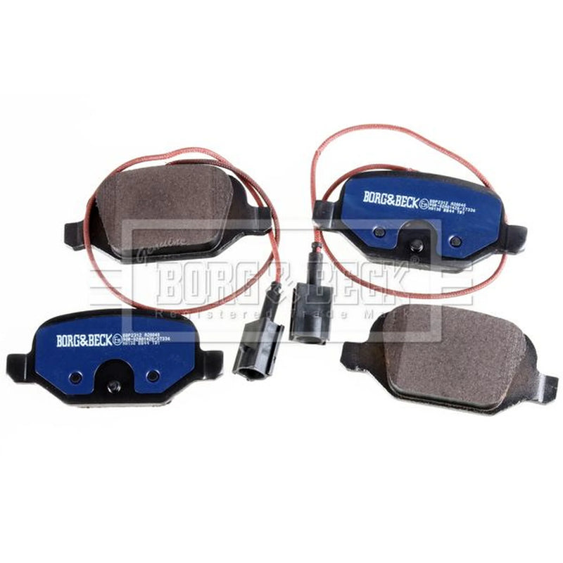 Borg & Beck 4 x Rear Brake Pad Set BBP2312