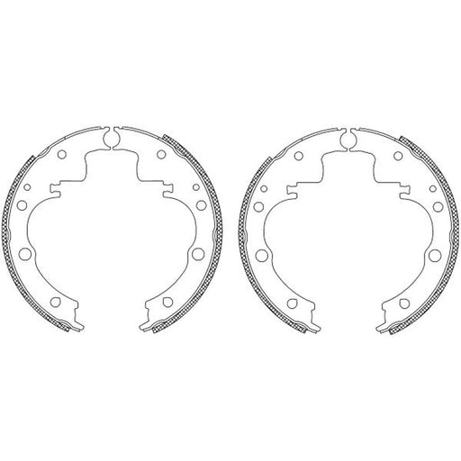 Mintex Brake Shoe Set Axle Kit MSK023