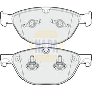 NAPA Front Brake Pad Set NBP1872