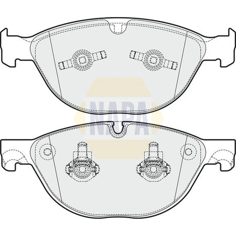 NAPA Front Brake Pad Set NBP1872