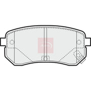 Apec Rear Brake Pad Set PAD1442